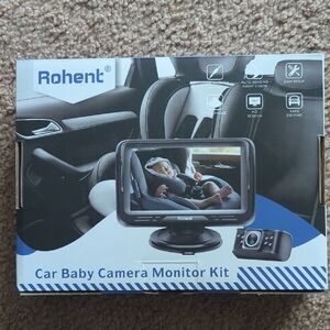 Black Car Baby Camera Monitor Kit